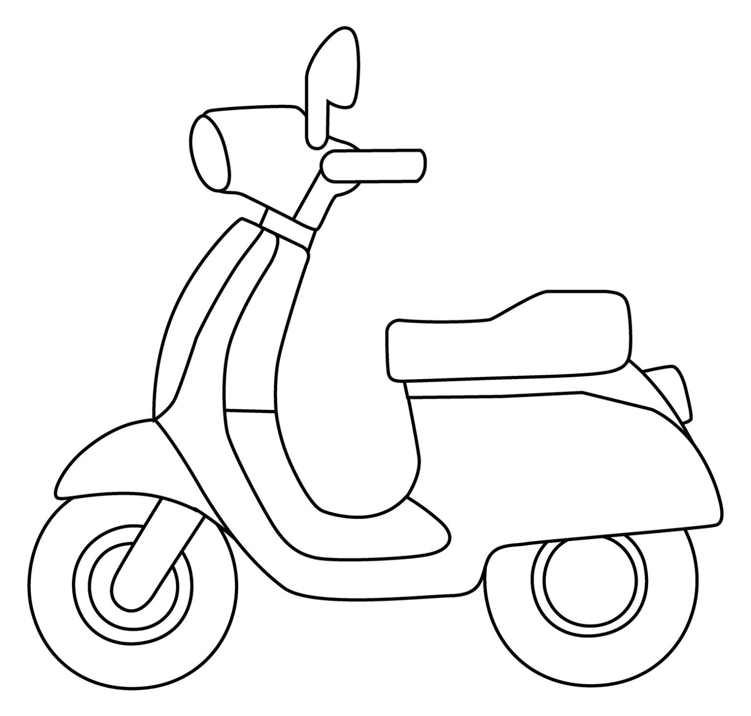 kolorowanka-skuter-kolorowanki-do-druku